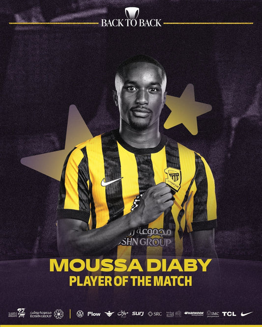 Moussa Diaby named Man of the Match by the Asian Football Confederation 👏🌟