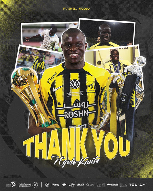 The club agrees to sell the remaining period of N’Golo Kanté’s contract. 🐝💛