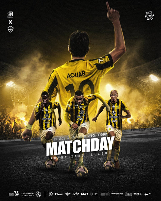MATCHDAY IN JEDDAH 🟡⚫️